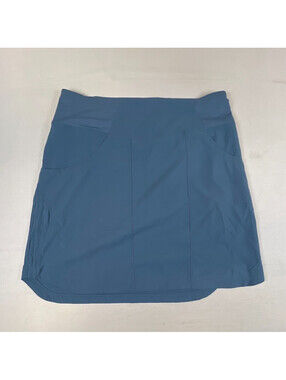 Patagonia Women Small Blue Performance Skort Athletic Skirt Hiking Shorts Pocket